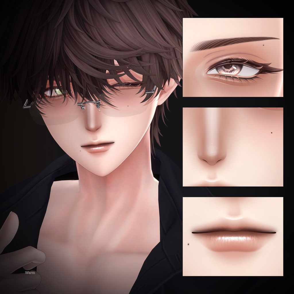 🏷️SALE【悠莉・Yuri】Taupe makeup texture