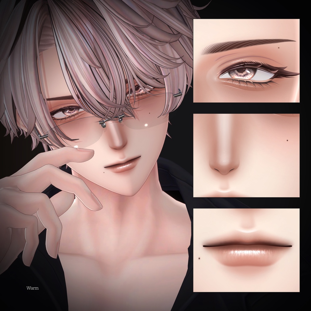 【悠莉・Yuri】Taupe makeup texture