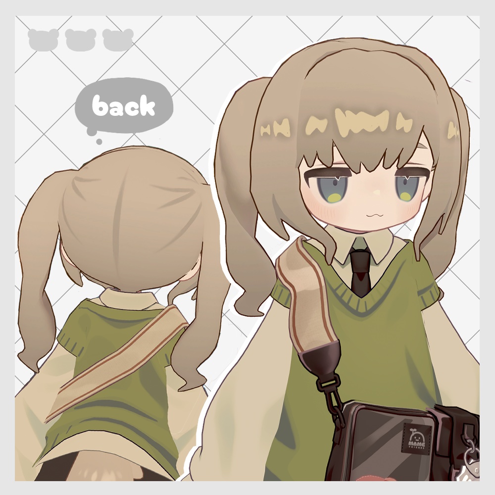 🧸FREE/無料🧸 くるりんキューティツイン 【キプフェル】