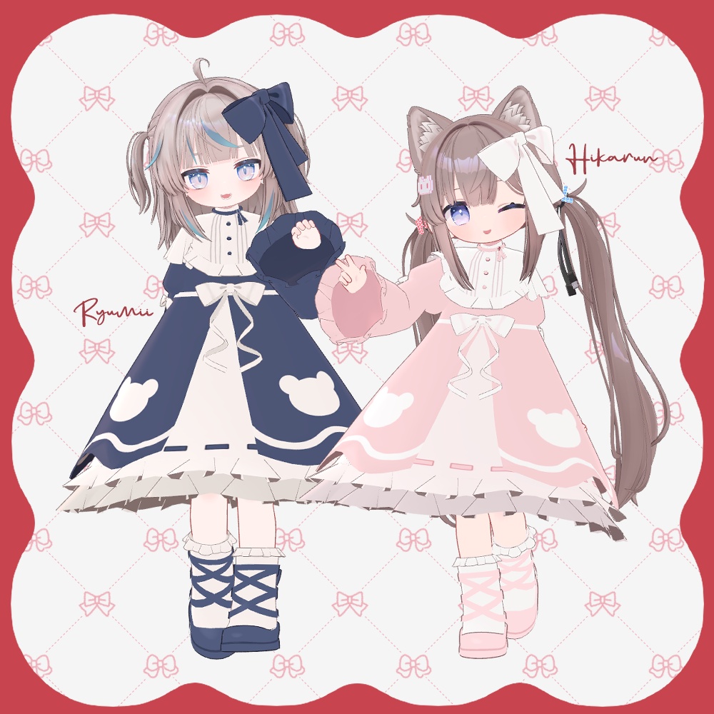🎀SALE🎀【まめふれんず/ひかるん/リュミィ対応】🧸୨୧kuma teatime୨୧🧸