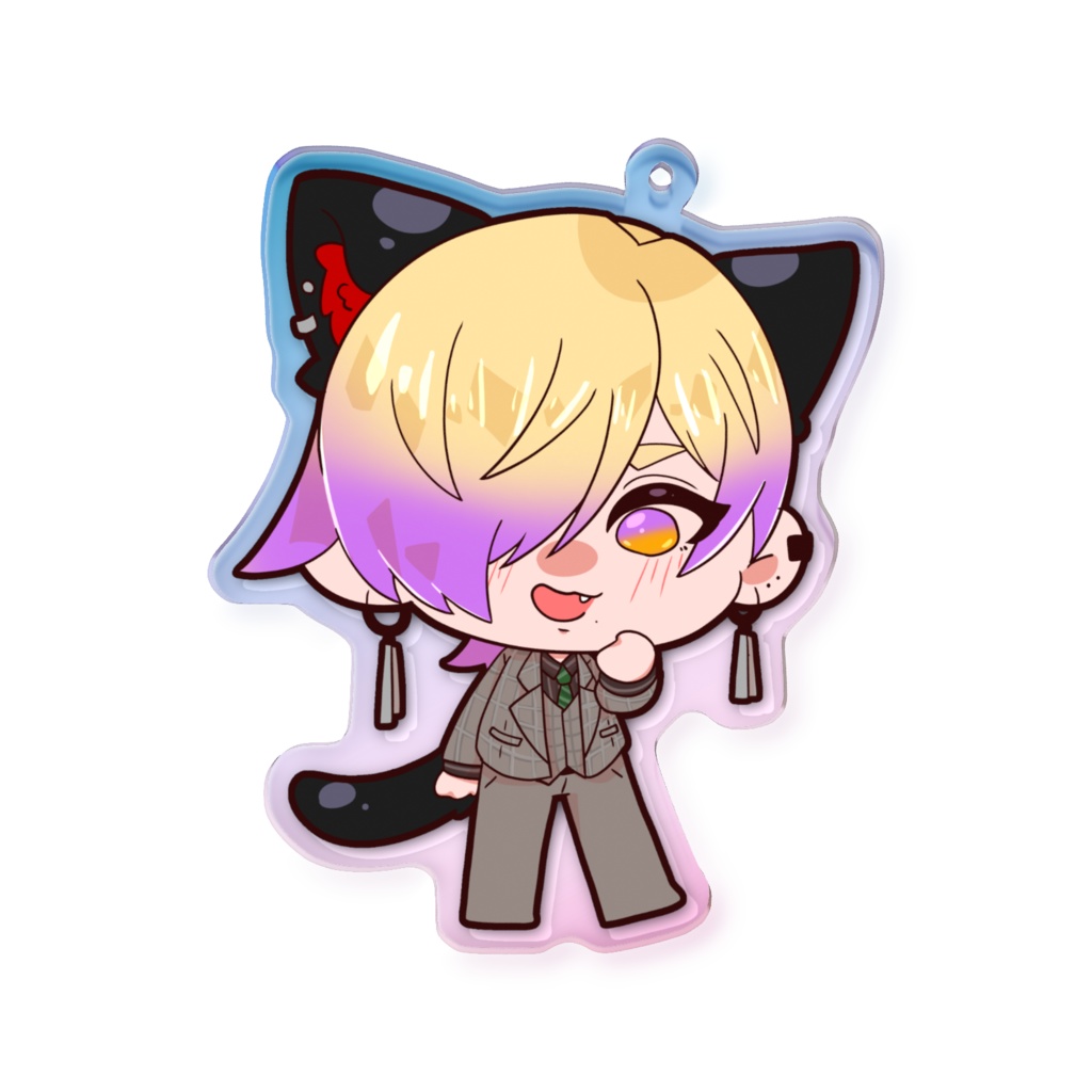 【流星群光】2024バースデー衣装 オーロラアクリルキーホルダー