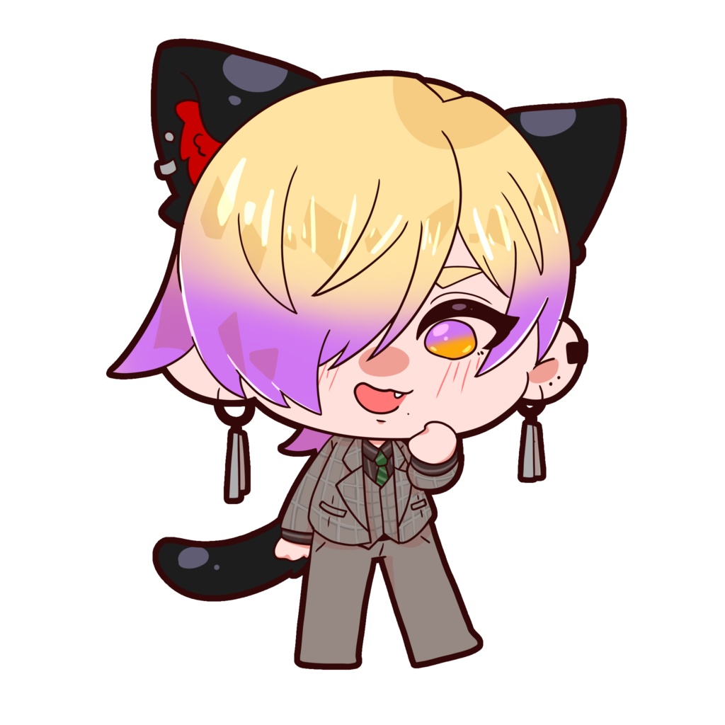 【流星群光】2024バースデー衣装 オーロラアクリルキーホルダー