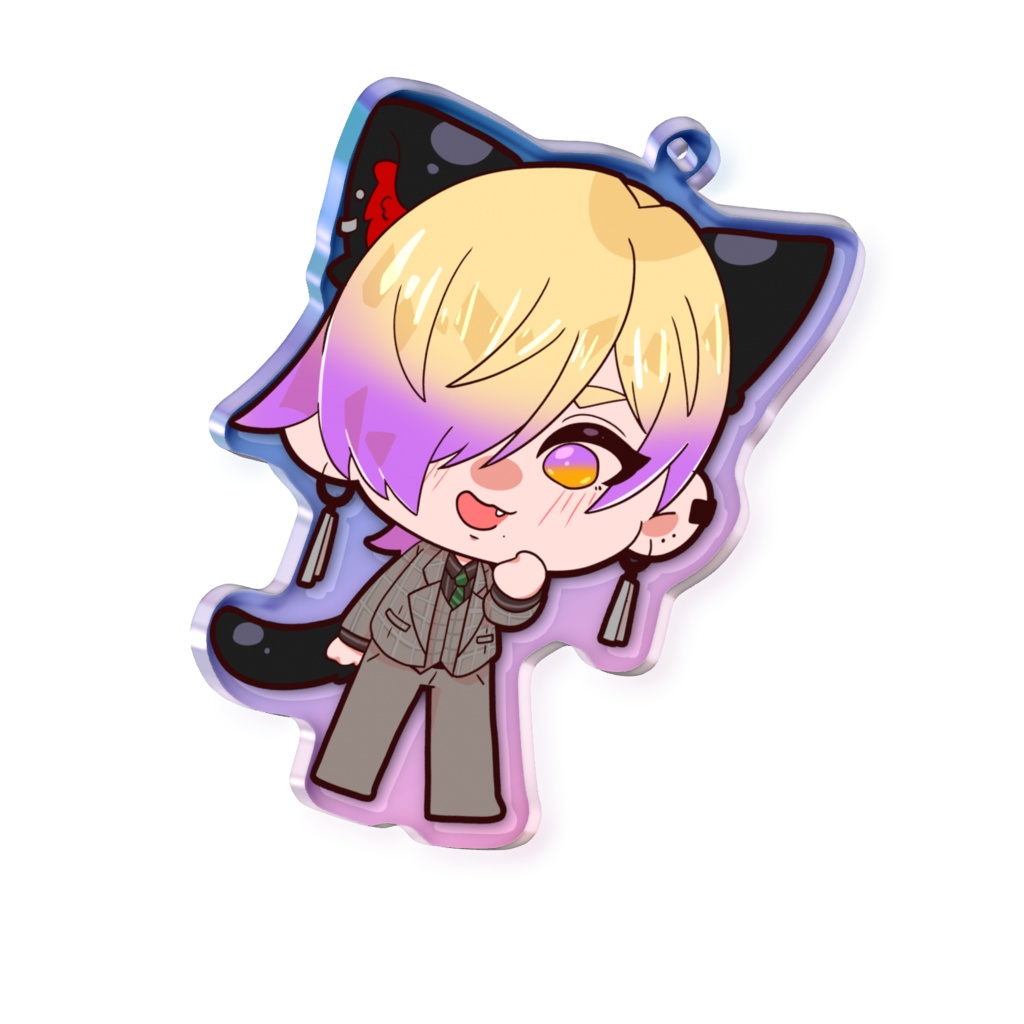 【流星群光】2024バースデー衣装 オーロラアクリルキーホルダー