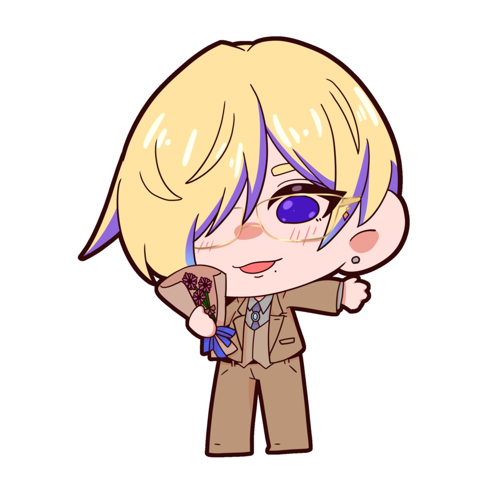 【流星群光】2025バースデー オーロラアクリルキーホルダー