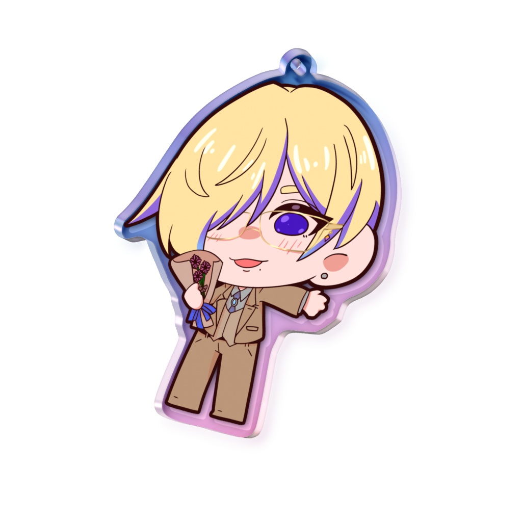 【流星群光】2025バースデー オーロラアクリルキーホルダー