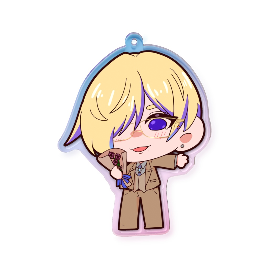 【流星群光】2025バースデー オーロラアクリルキーホルダー