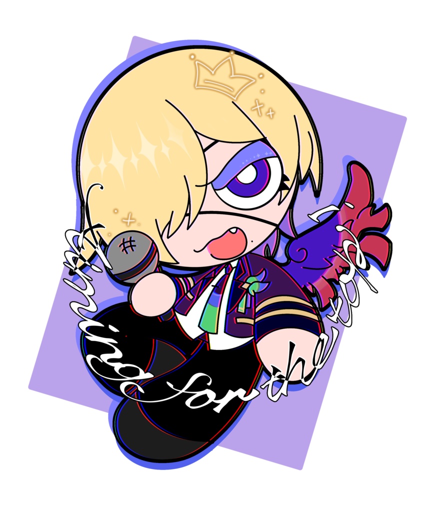 【流星群 光】カートゥーン風イラスト ビッグシルエットTシャツ