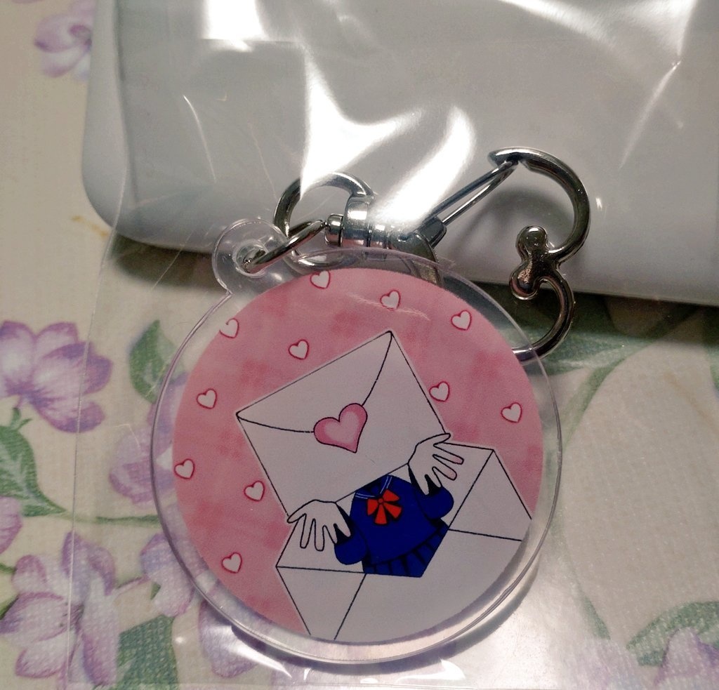 アクリルキーホルダー　💌ちゃん