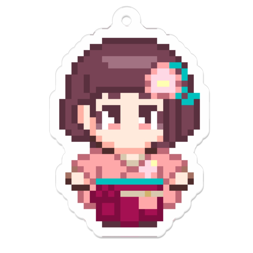 ドット絵風革命乙女アクキー🌸