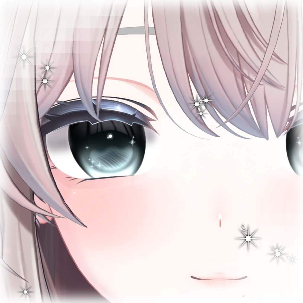 【3アバター対応】glass eye texture / 【しなの,森羅,ミルティナ対応】