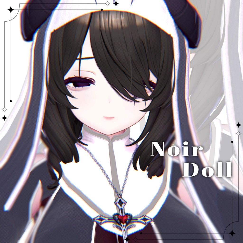 【ミルティナ対応】おまけEye texture付き/Noir Doll.Make up texture