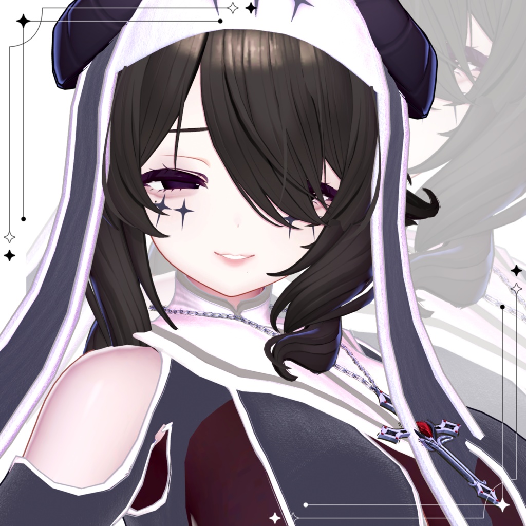 【ミルティナ対応】おまけEye texture付き/Noir Doll.Make up texture