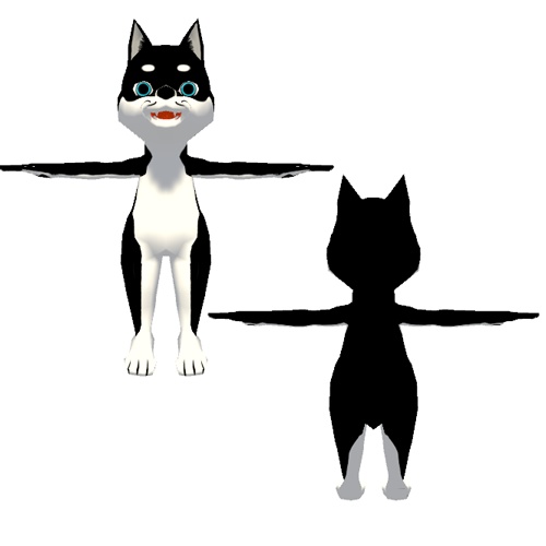 ドッグ犬 オリジナル3Dモデル