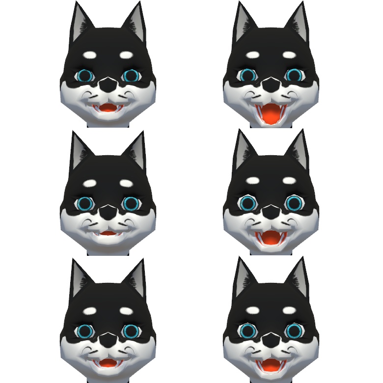 ドッグ犬 オリジナル3Dモデル