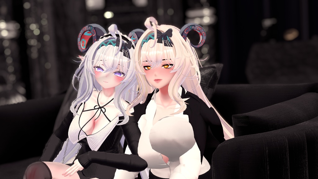 SALE【8アバター対応】Back Twin Hair