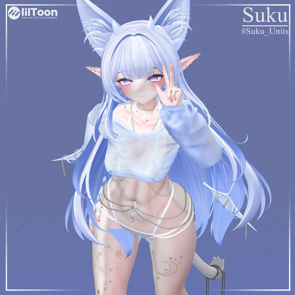 SALE【9アバター対応】Suku_Hair Long