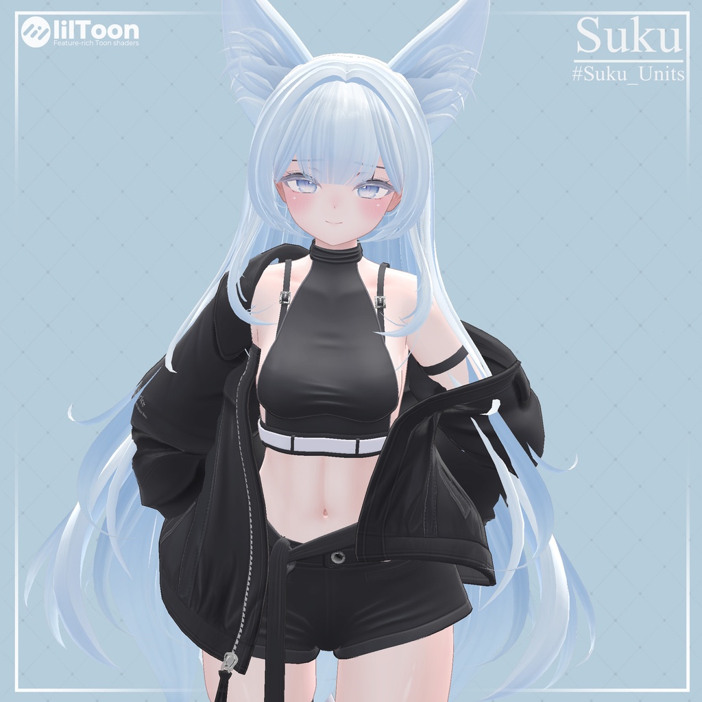 SALE【9アバター対応】Suku_Hair Long