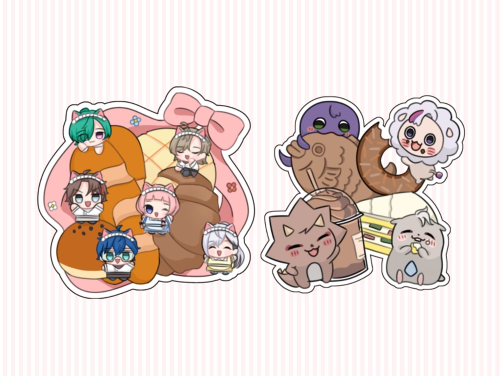 【非公式】もぐもぐアクリルキーホルダー