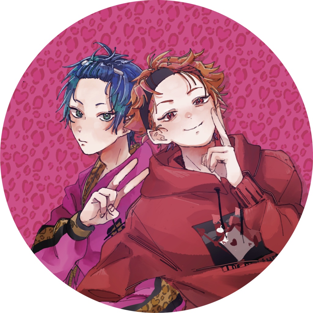 くつろぎマブの缶バッヂ