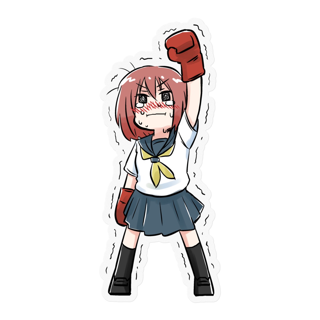 必勝のステッカー