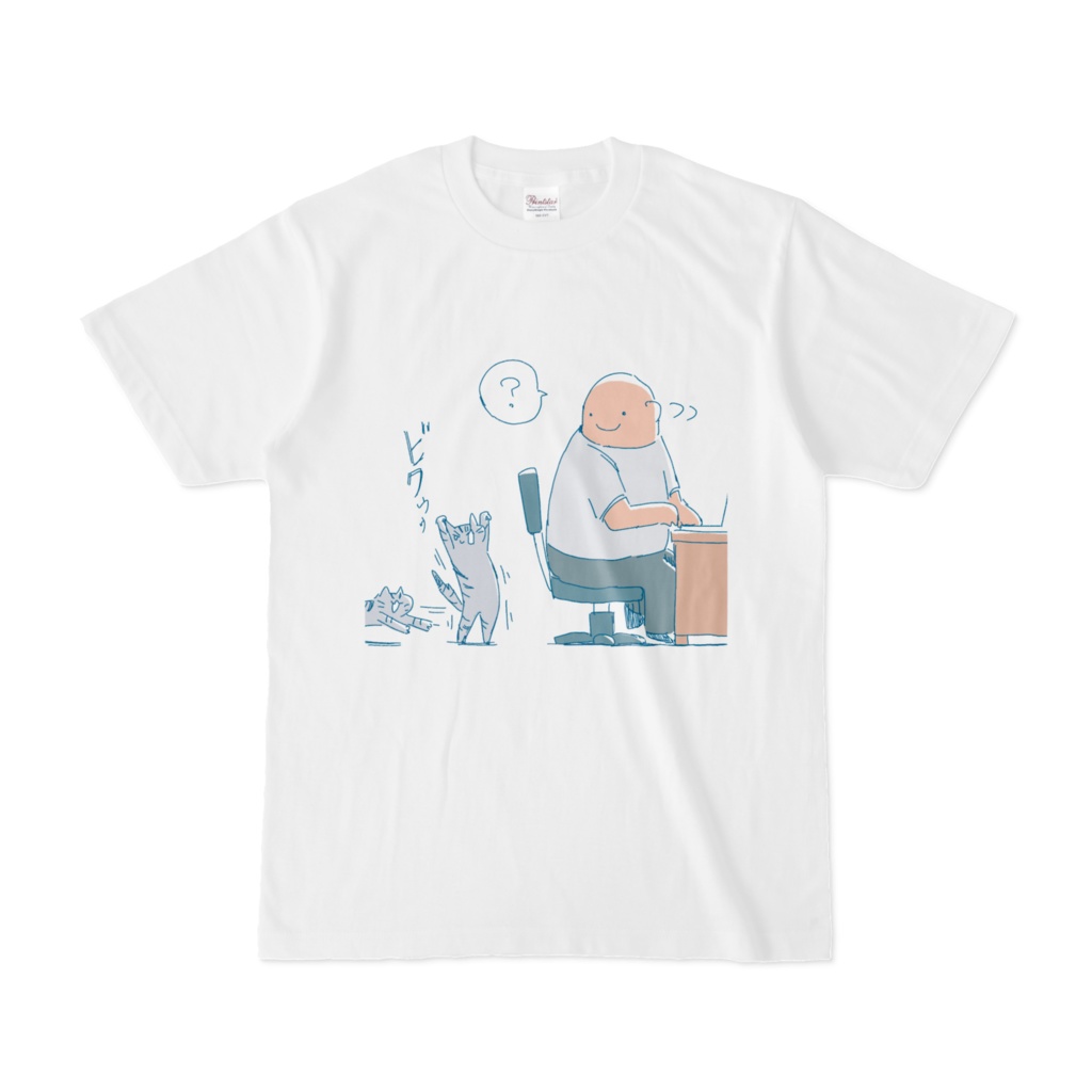 やんちゃでビビりなアメショーTシャツA