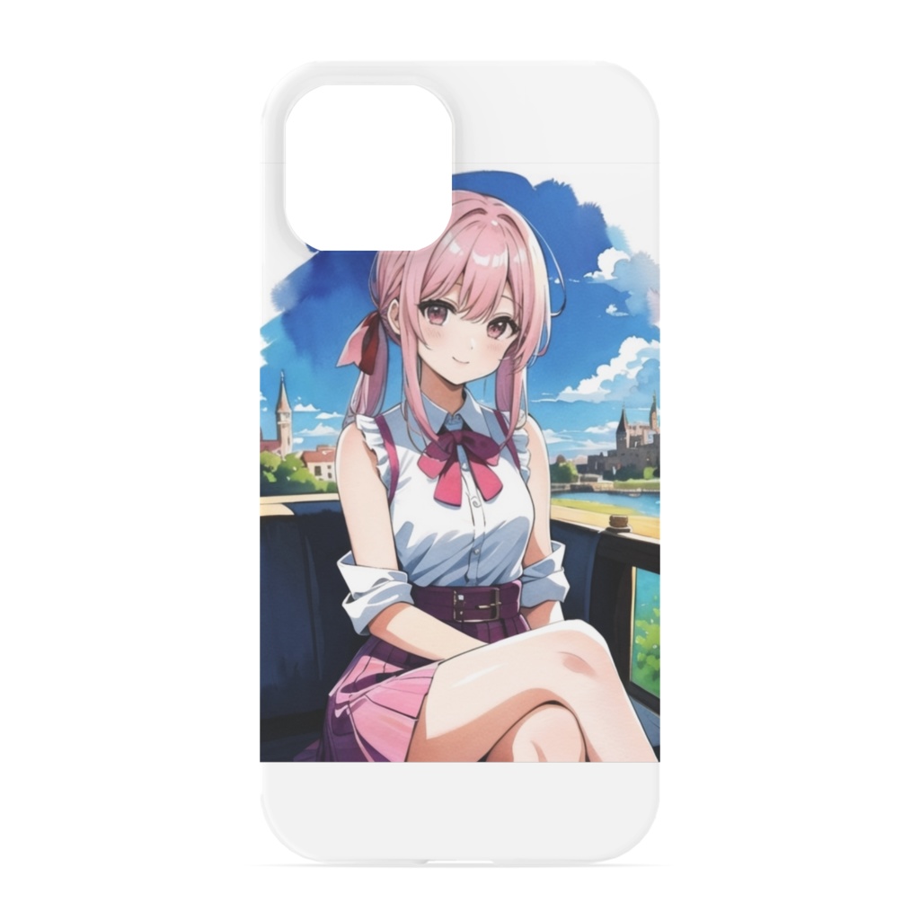 美少女イラストスマホケース