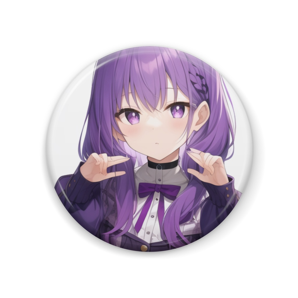 美少女イラスト缶バッジ