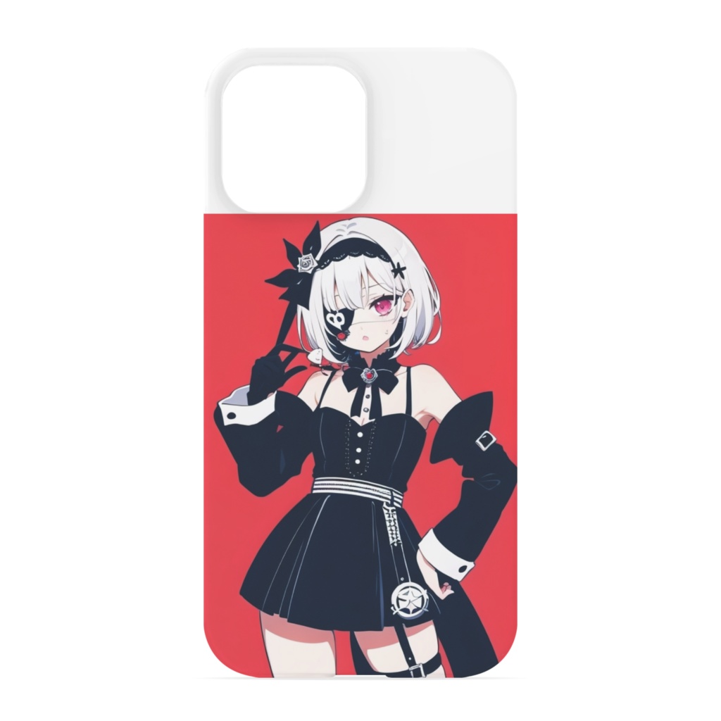 眼帯美少女のiPhone13 Pro Maxケース