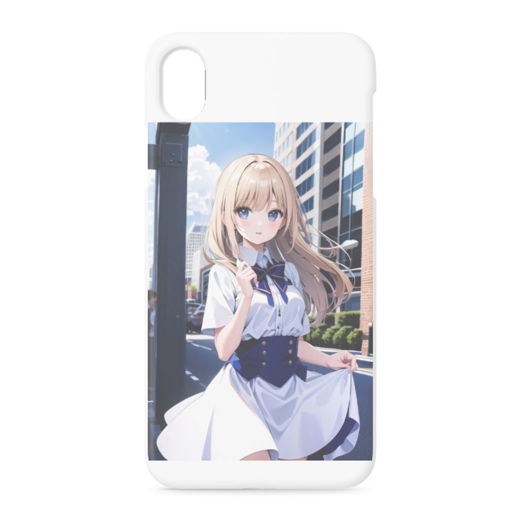 街角美少女のiPhone XRケース