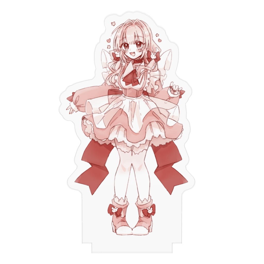 ネネメルカピアロポ〜テ©︎アクリルスタンド(ピンク)