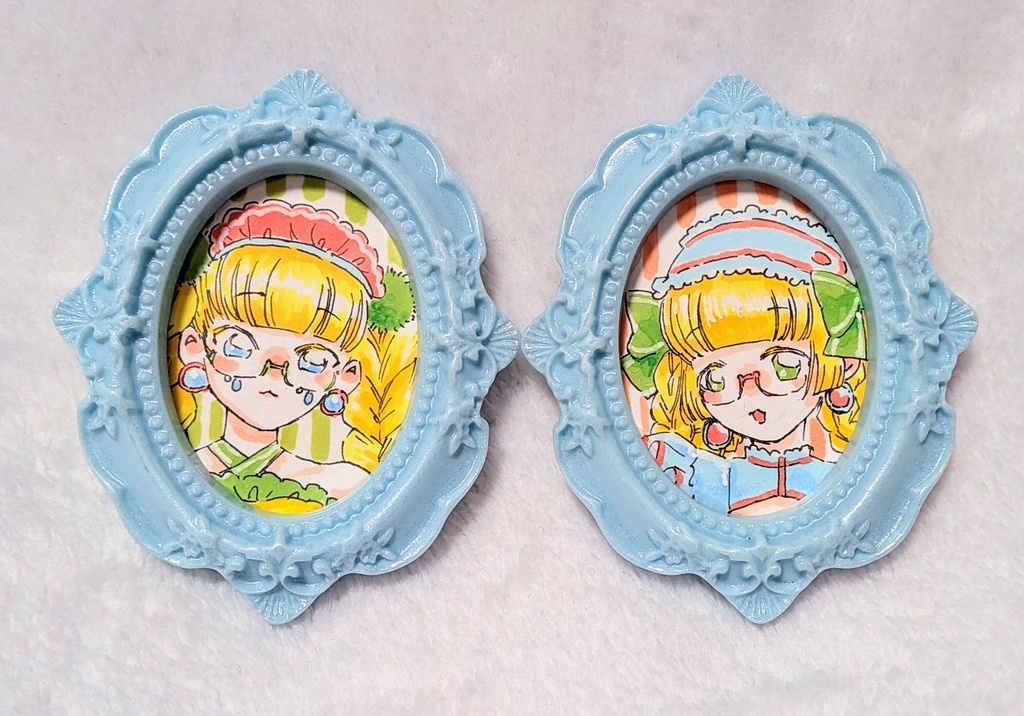 双子ちゃんミニ原画マグネット