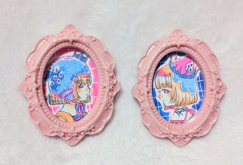 双子ちゃんミニ原画マグネット
