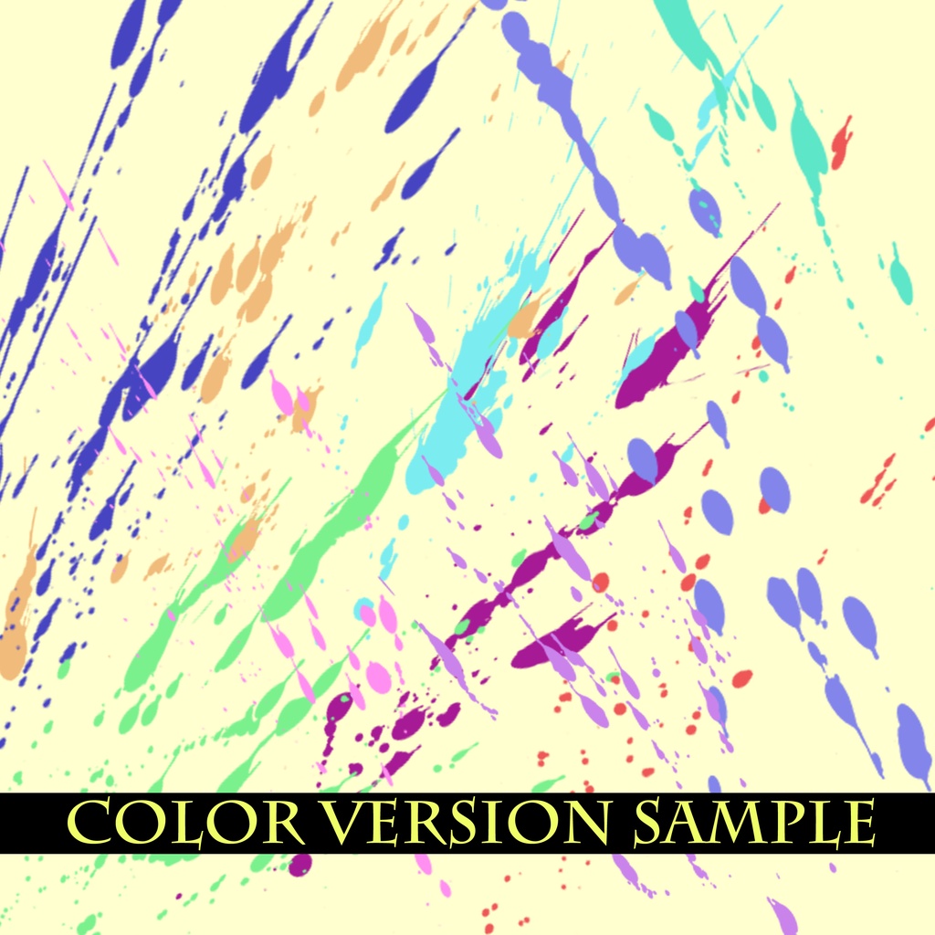 【無料版あり】墨飛沫セット