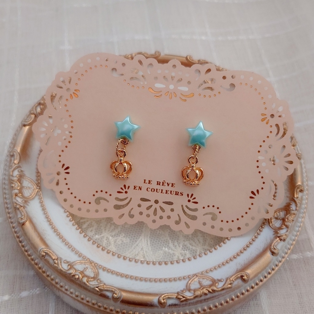 【ときレス】マグネットピアス ぬいちゃん兼用