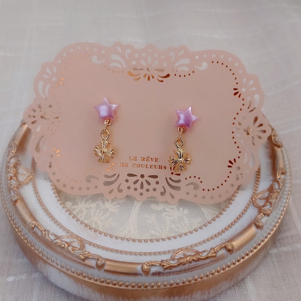 【ときレス】マグネットピアス ぬいちゃん兼用