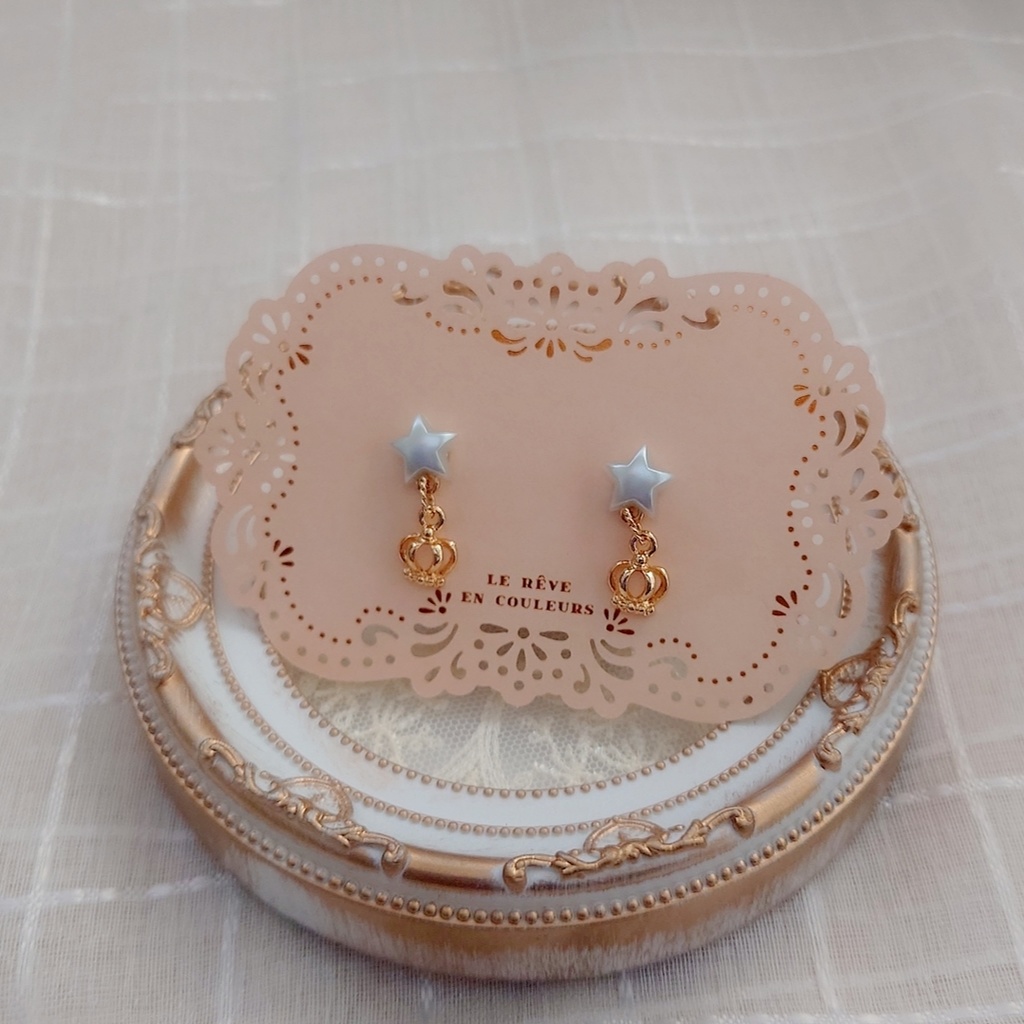 【ときレス】マグネットピアス ぬいちゃん兼用