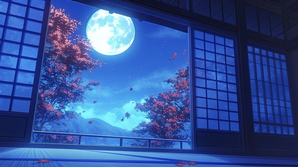 【フリーBGM】望月のしじま