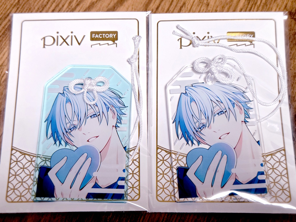 梓世那岐/クリアver_お守り風アクキー