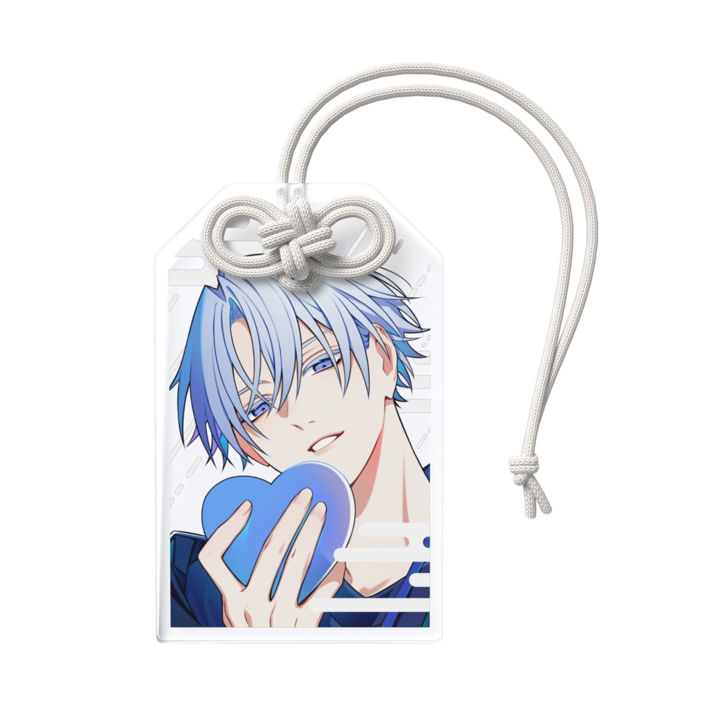 梓世那岐/クリアver_お守り風アクキー