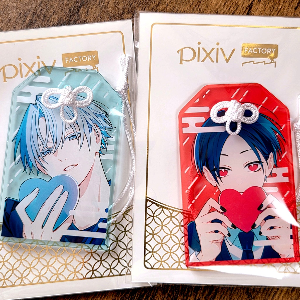 梓世那岐/半透明カラーver_お守り風アクキー