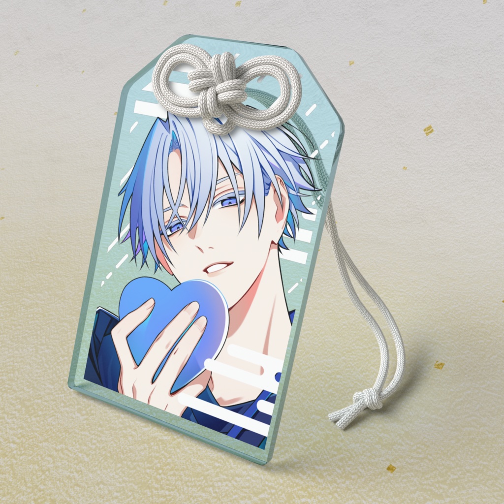 梓世那岐/半透明カラーver_お守り風アクキー