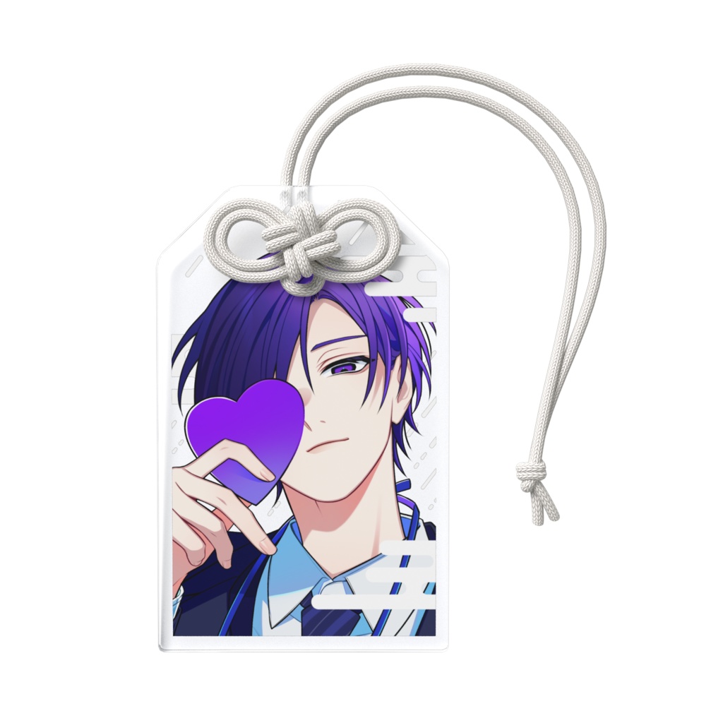 東堂唯/クリアver_お守り風アクキー