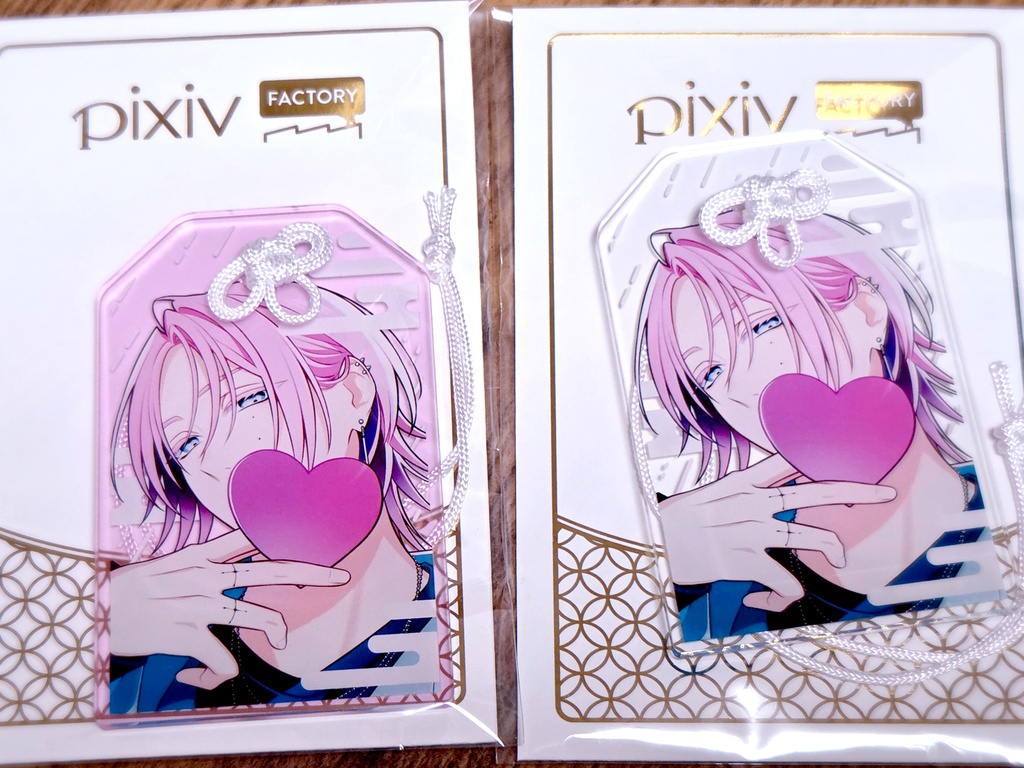 佐久間凛里/クリアver_お守り風アクキー