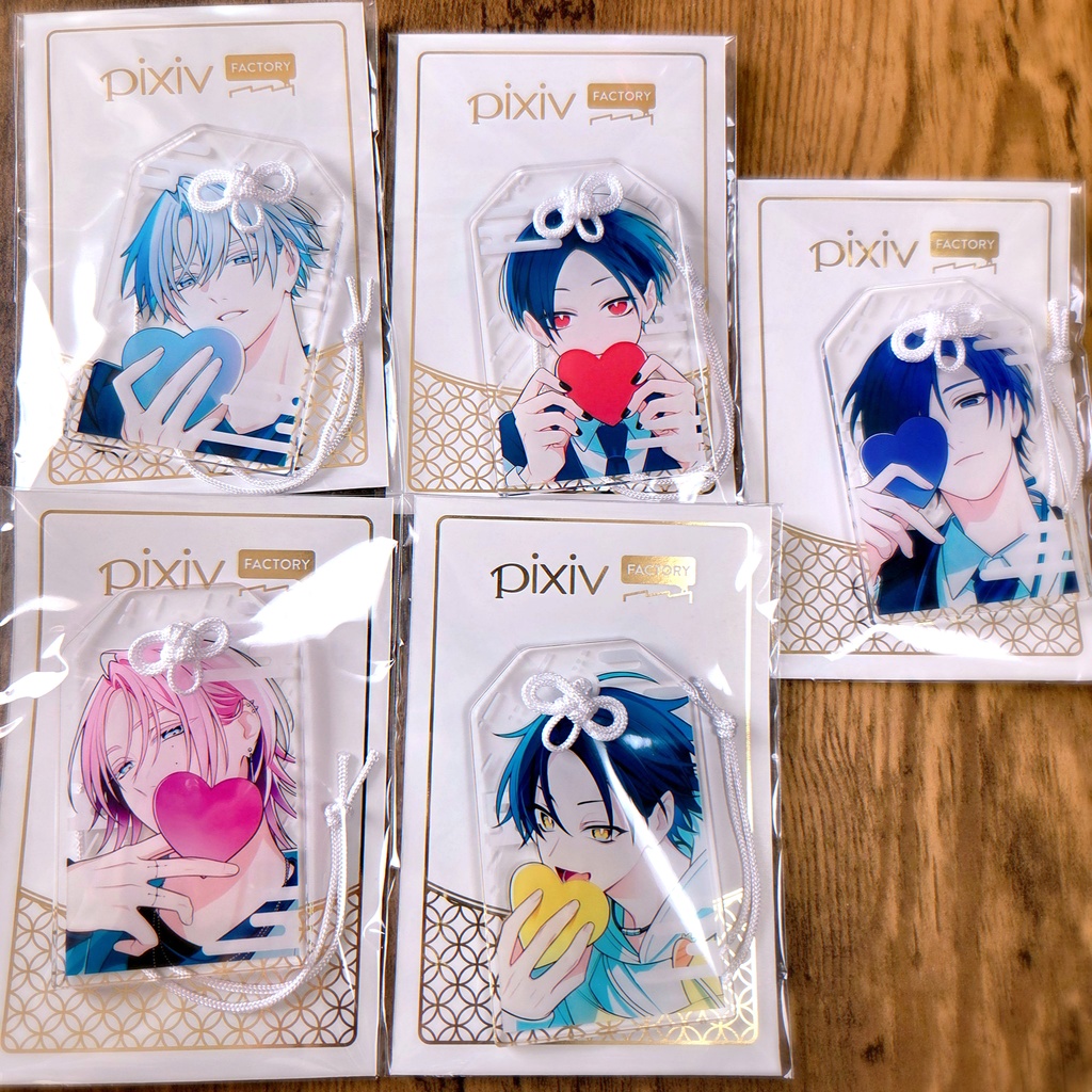 佐久間凛里/クリアver_お守り風アクキー