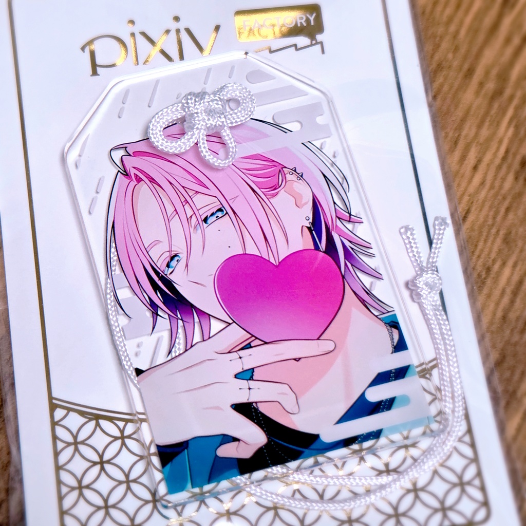 佐久間凛里/クリアver_お守り風アクキー