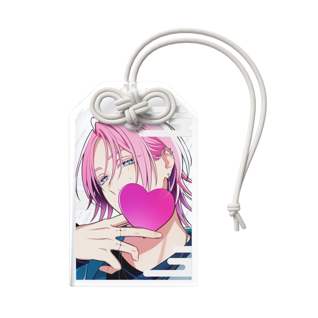 佐久間凛里/クリアver_お守り風アクキー