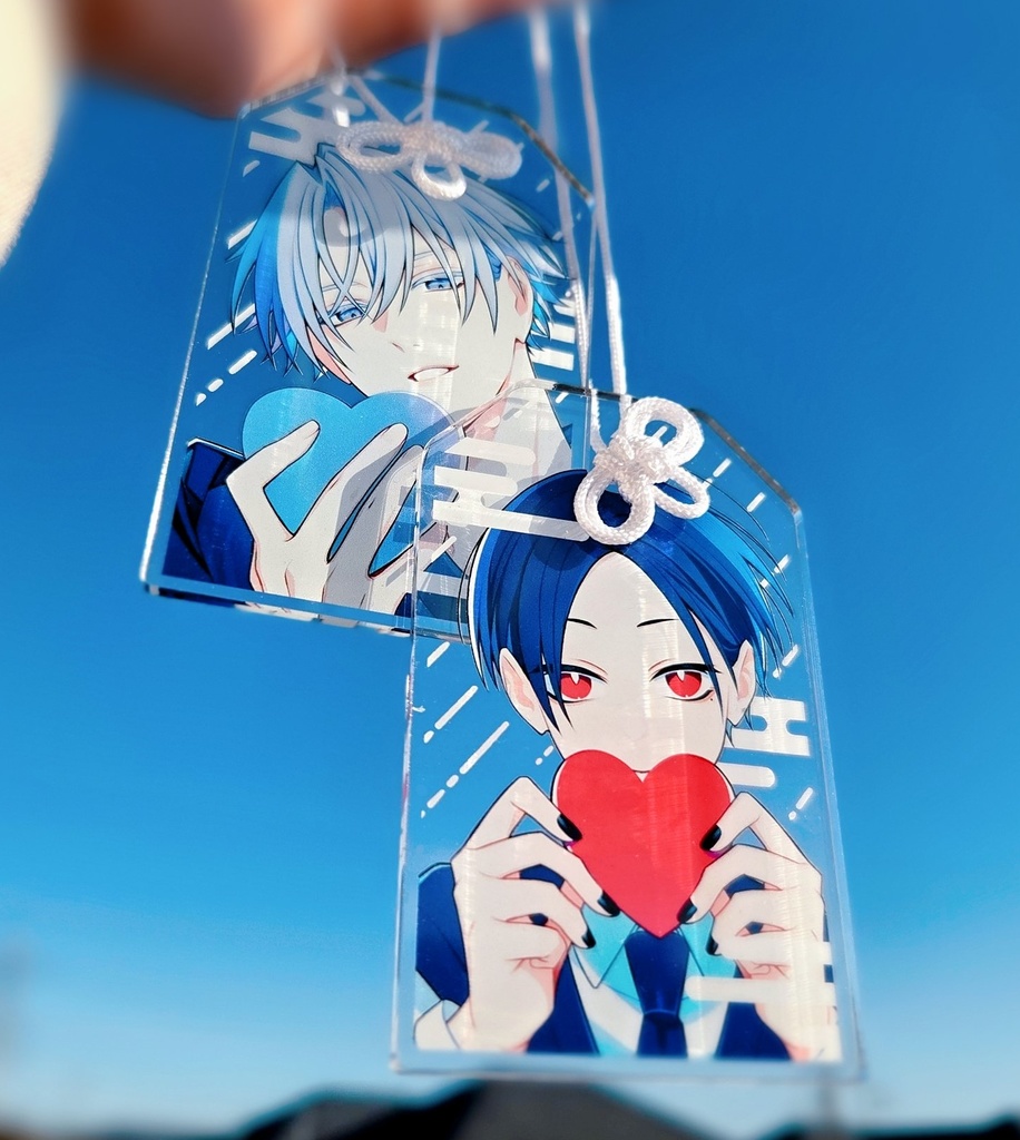 佐久間凛里/クリアver_お守り風アクキー