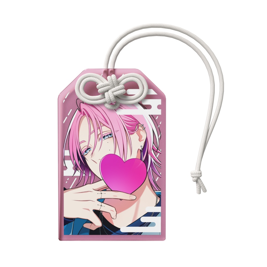 佐久間凛里/半透明カラーver_お守り風アクキー