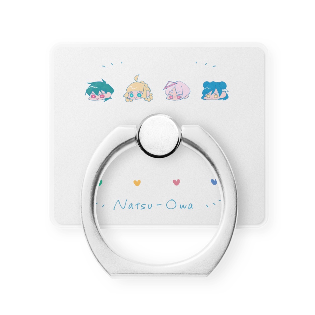 もち&ミニ夏オワ🌻スマホリング