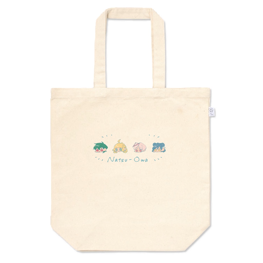 もち&ミニ夏オワ🌻トートバッグ